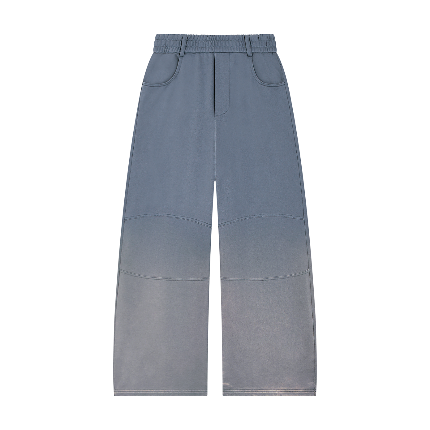 Sunfade Paneled Barrel Leg Sweatpants - Mally